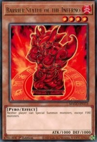 Barrier Statue of the Inferno [MAGO-EN113] Rare - Card Brawlers | Quebec | Canada | Yu-Gi-Oh!