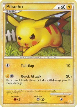 Pikachu (2/30) [HeartGold & SoulSilver: Trainer Kit - Raichu] - Card Brawlers | Quebec | Canada | Yu-Gi-Oh!