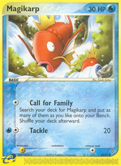 Magikarp (60/97) [EX: Dragon] - Card Brawlers | Quebec | Canada | Yu-Gi-Oh!