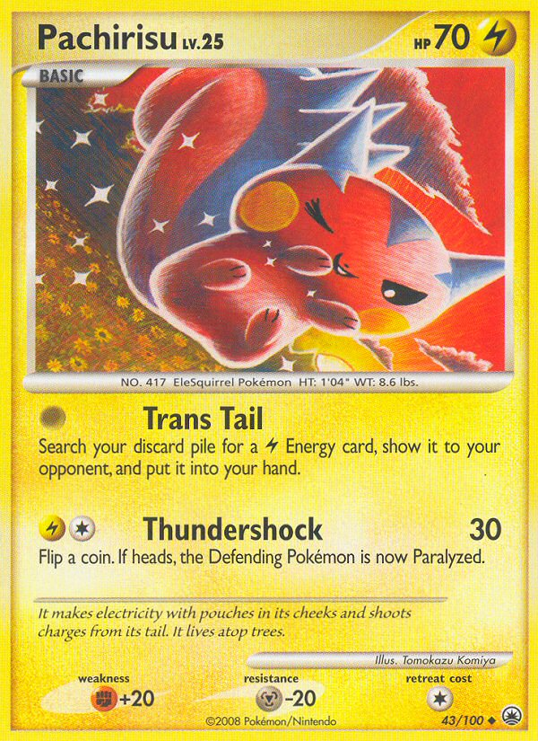 Pachirisu (43/100) [Diamond & Pearl: Majestic Dawn] - Card Brawlers | Quebec | Canada | Yu-Gi-Oh!