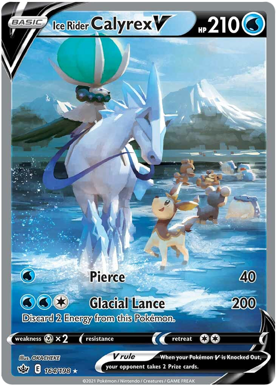 Ice Rider Calyrex V (164/198) [Sword & Shield: Chilling Reign] - Card Brawlers | Quebec | Canada | Yu-Gi-Oh!