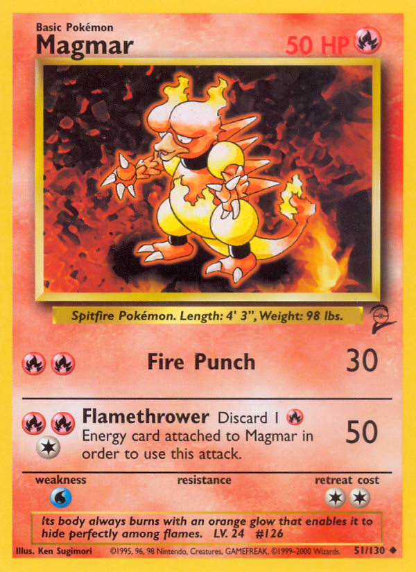 Magmar (51/130) [Base Set 2] - Card Brawlers | Quebec | Canada | Yu-Gi-Oh!