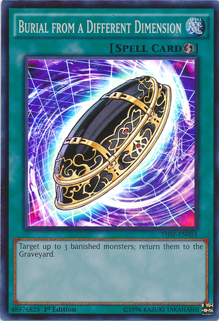 Burial from a Different Dimension [THSF-EN051] Super Rare - Card Brawlers | Quebec | Canada | Yu-Gi-Oh!