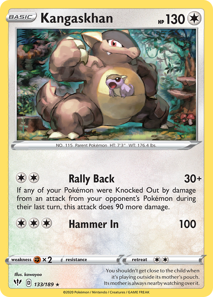 Kangaskhan (133/189) [Sword & Shield: Darkness Ablaze] - Card Brawlers | Quebec | Canada | Yu-Gi-Oh!