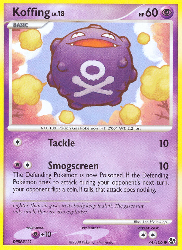 Koffing (74/106) [Diamond & Pearl: Great Encounters] - Card Brawlers | Quebec | Canada | Yu-Gi-Oh!