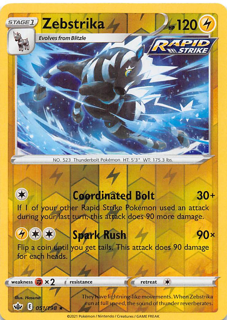 Zebstrika (051/198) [Sword & Shield: Chilling Reign] - Card Brawlers | Quebec | Canada | Yu-Gi-Oh!