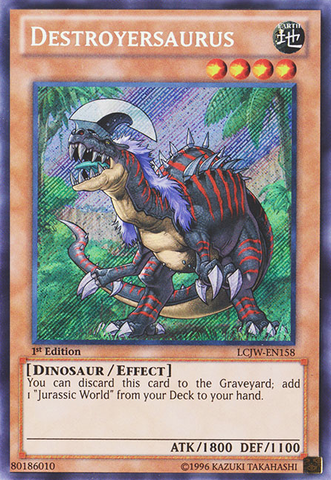 Destroyersaurus [LCJW-EN158] Secret Rare - Card Brawlers | Quebec | Canada | Yu-Gi-Oh!