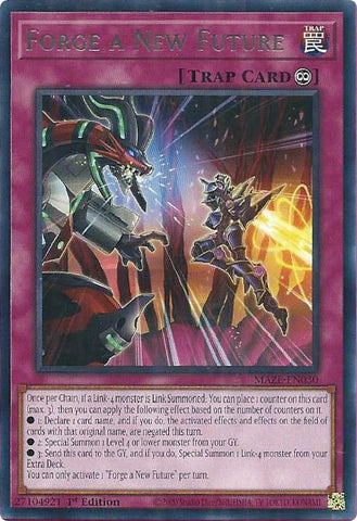 Forge a New Future [MAZE-EN030] Rare - Card Brawlers | Quebec | Canada | Yu-Gi-Oh!