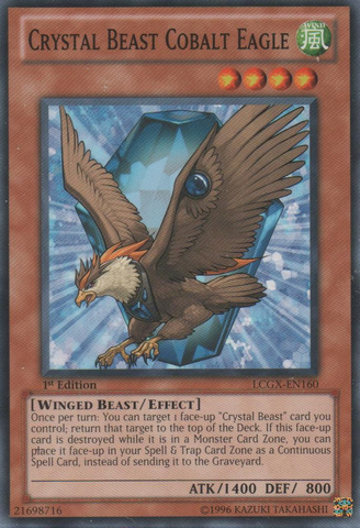 Crystal Beast Cobalt Eagle [LCGX-EN160] Common - Card Brawlers | Quebec | Canada | Yu-Gi-Oh!