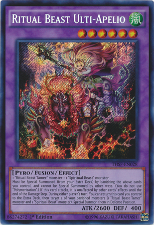 Ritual Beast Ulti-Apelio [THSF-EN028] Secret Rare - Card Brawlers | Quebec | Canada | Yu-Gi-Oh!