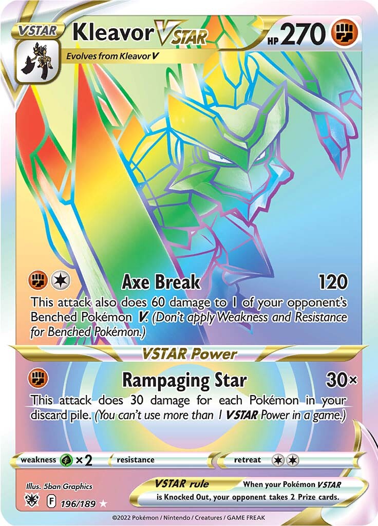 Kleavor VSTAR (196/189) [Sword & Shield: Astral Radiance] - Card Brawlers | Quebec | Canada | Yu-Gi-Oh!