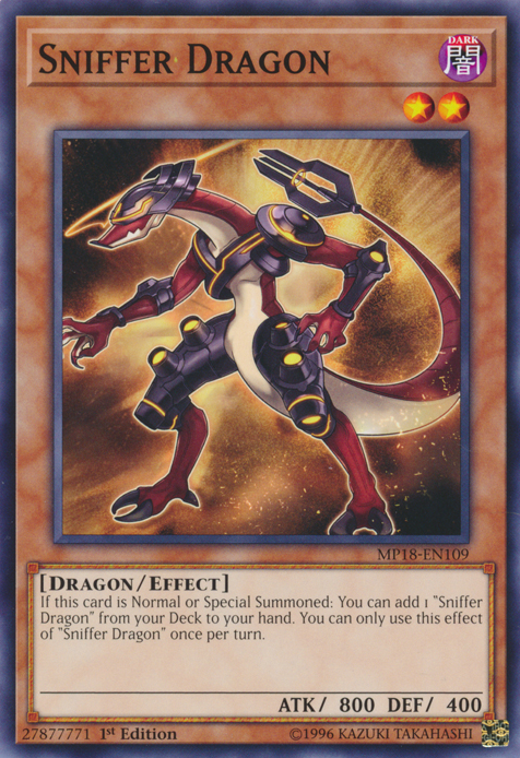 Sniffer Dragon [MP18-EN109] Common - Card Brawlers | Quebec | Canada | Yu-Gi-Oh!