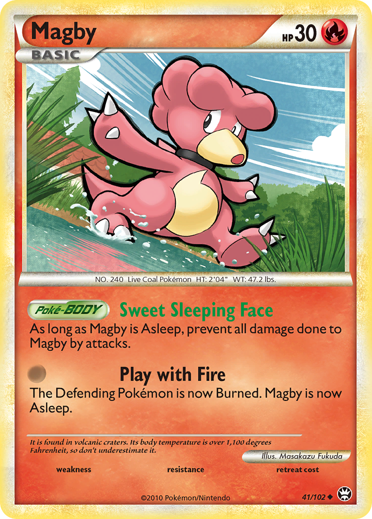 Magby (41/102) [HeartGold & SoulSilver: Triumphant] - Card Brawlers | Quebec | Canada | Yu-Gi-Oh!