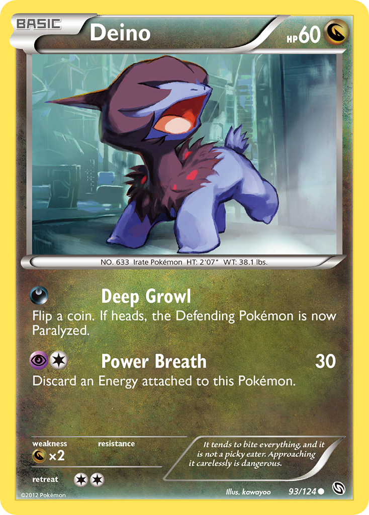 Deino (93/124) [Black & White: Dragons Exalted] - Card Brawlers | Quebec | Canada | Yu-Gi-Oh!