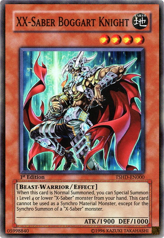 XX-Saber Boggart Knight [TSHD-EN000] Super Rare - Card Brawlers | Quebec | Canada | Yu-Gi-Oh!