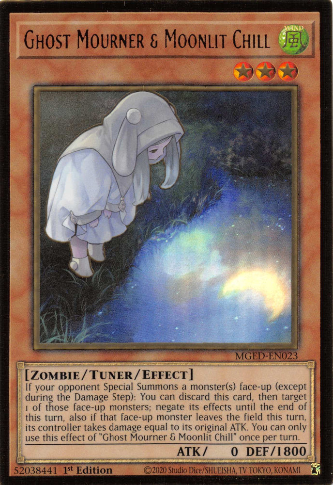 Ghost Mourner & Moonlit Chill (Alternate Art) [MGED-EN023] Gold Rare - Card Brawlers | Quebec | Canada | Yu-Gi-Oh!