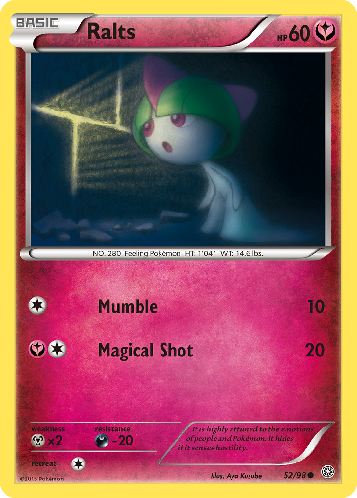 Ralts (52/98) [XY: Ancient Origins] - Card Brawlers | Quebec | Canada | Yu-Gi-Oh!