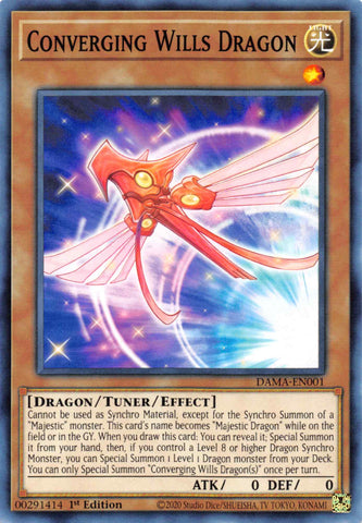 Convergging Wills Dragon [DAMA-EN001] Common - Card Brawlers | Quebec | Canada | Yu-Gi-Oh!