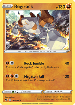 Regirock (089/185) [Sword & Shield: Vivid Voltage] - Card Brawlers | Quebec | Canada | Yu-Gi-Oh!