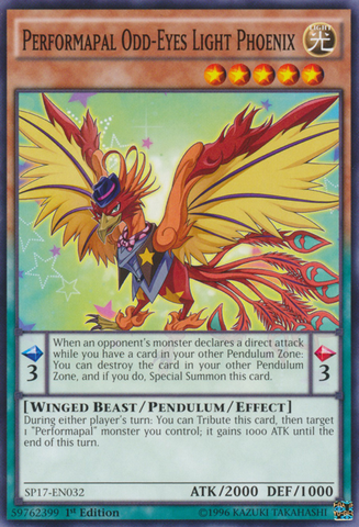 Performapal Odd-Eyes Light Phoenix [SP17-EN032] Common - Card Brawlers | Quebec | Canada | Yu-Gi-Oh!