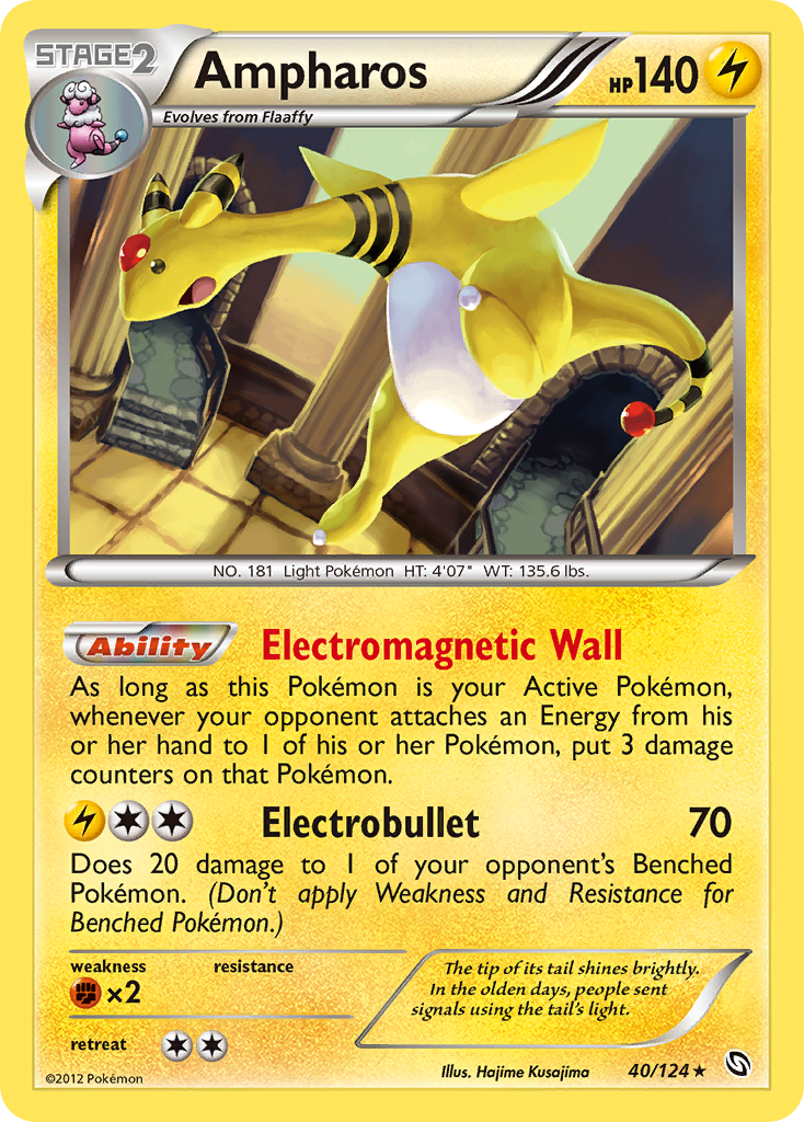 Ampharos (40/124) [Black & White: Dragons Exalted] - Card Brawlers | Quebec | Canada | Yu-Gi-Oh!