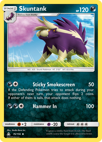 Skuntank (76/156) [Sun & Moon: Ultra Prism] - Card Brawlers | Quebec | Canada | Yu-Gi-Oh!