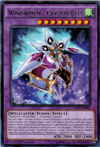 Windwitch - Crystal Bell [RATE-EN040] Rare - Yu-Gi-Oh! - Card Brawlers | Quebec | Canada |