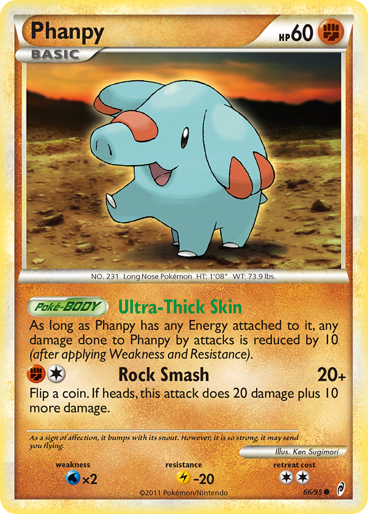 Phanpy (66/95) [HeartGold & SoulSilver: Call of Legends] - Card Brawlers | Quebec | Canada | Yu-Gi-Oh!