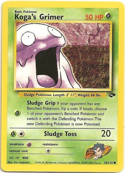 Koga's Grimer (78/132) [Gym Challenge Unlimited] - Card Brawlers | Quebec | Canada | Yu-Gi-Oh!