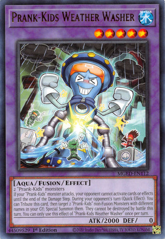 Prank-Kids Weather Washer [MGED-EN112] Rare - Card Brawlers | Quebec | Canada | Yu-Gi-Oh!