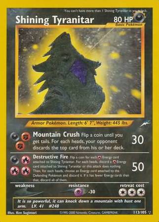 Shining Tyranitar (113/105) [Neo Destiny Unlimited] - Card Brawlers | Quebec | Canada | Yu-Gi-Oh!