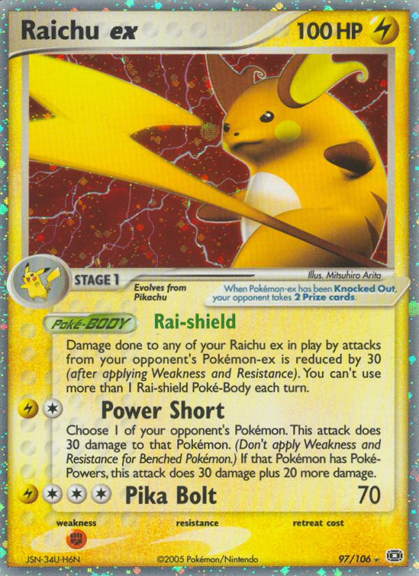 Raichu ex (97/106) [EX: Emerald] - Card Brawlers | Quebec | Canada | Yu-Gi-Oh!