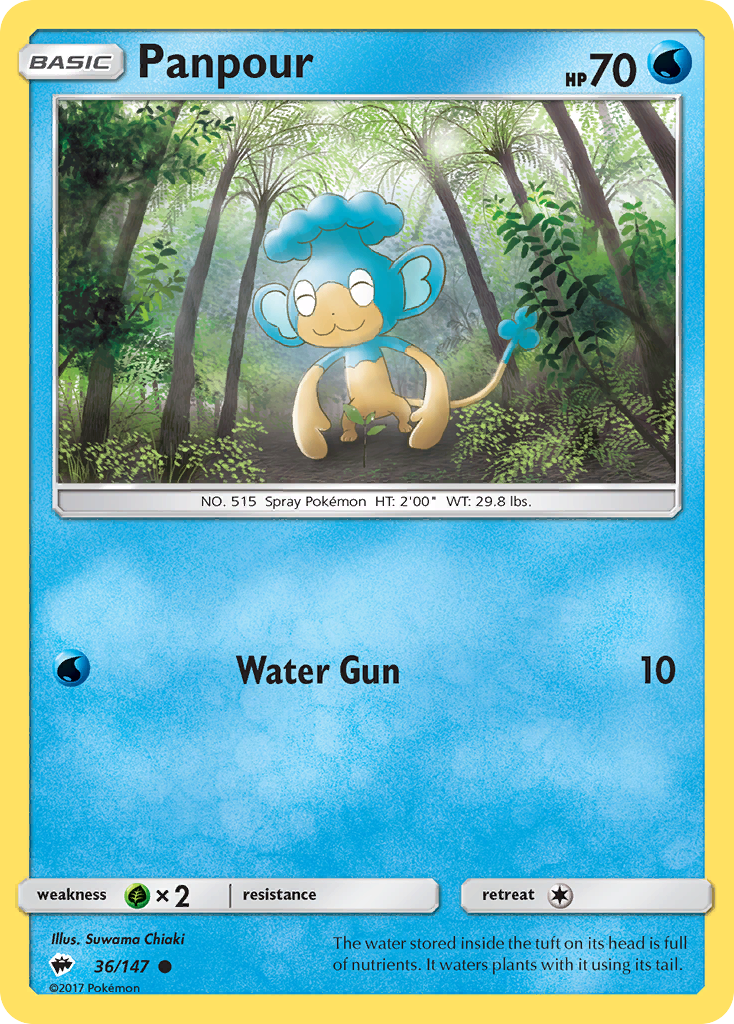 Panpour (36/147) [Sun & Moon: Burning Shadows] - Card Brawlers | Quebec | Canada | Yu-Gi-Oh!