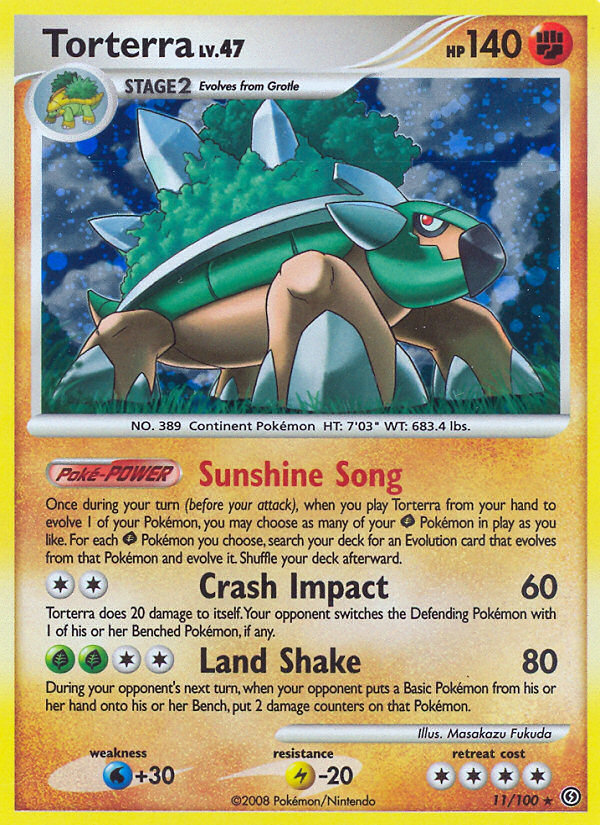 Torterra (11/100) [Diamond & Pearl: Stormfront] - Card Brawlers | Quebec | Canada | Yu-Gi-Oh!