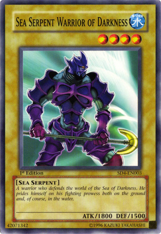 Sea Serpent Warrior of Darkness [SD4-EN003] Common - Card Brawlers | Quebec | Canada | Yu-Gi-Oh!