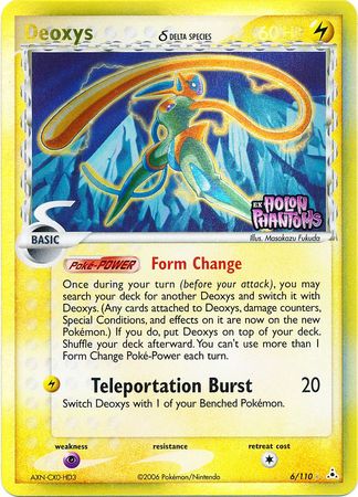 Deoxys (6/110) (Delta Species) (Stamped) [EX: Holon Phantoms] - Card Brawlers | Quebec | Canada | Yu-Gi-Oh!