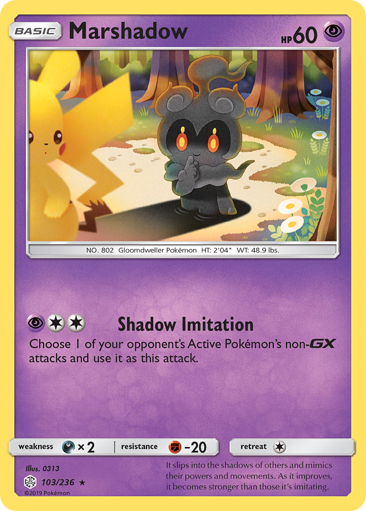 Marshadow (103/236) [Sun & Moon: Cosmic Eclipse] - Card Brawlers | Quebec | Canada | Yu-Gi-Oh!