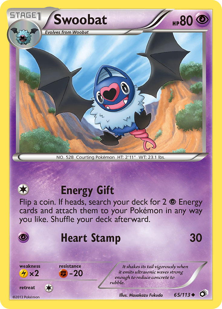 Swoobat (65/113) [Black & White: Legendary Treasures] - Card Brawlers | Quebec | Canada | Yu-Gi-Oh!