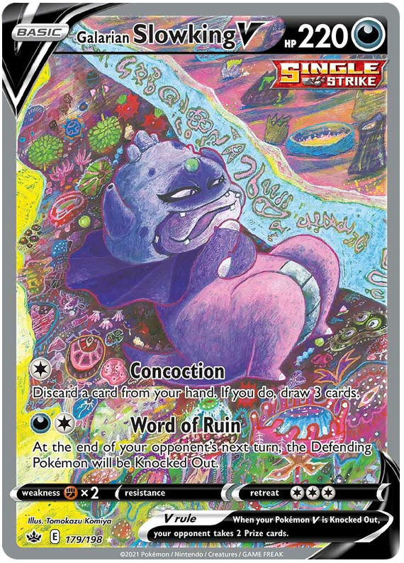 Galarian Slowking V (179/198) [Sword & Shield: Chilling Reign] - Card Brawlers | Quebec | Canada | Yu-Gi-Oh!