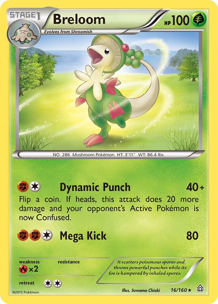 Breloom (16/160) [XY: Primal Clash] - Card Brawlers | Quebec | Canada | Yu-Gi-Oh!