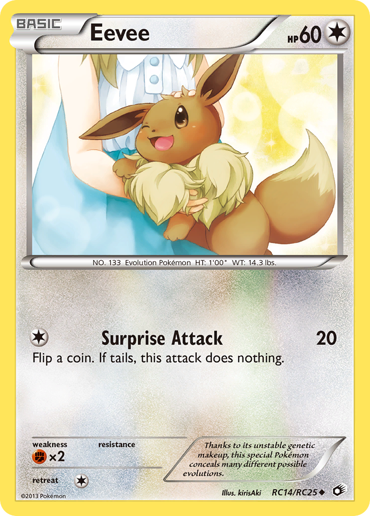 Eevee (RC14/RC25) [Black & White: Legendary Treasures] - Card Brawlers | Quebec | Canada | Yu-Gi-Oh!