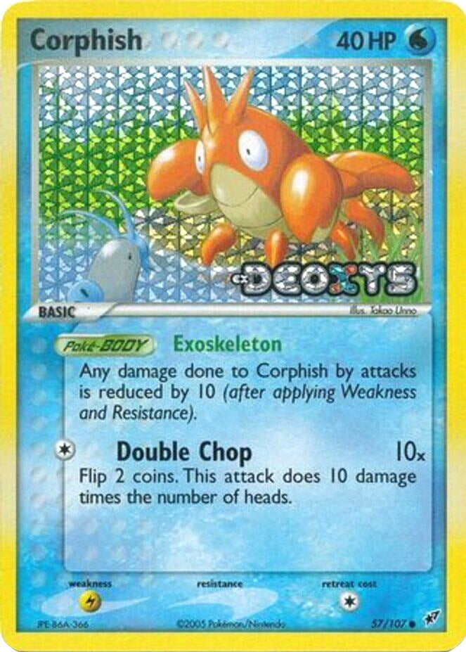 Corphish (57/107) (Stamped) [EX: Deoxys] - Card Brawlers | Quebec | Canada | Yu-Gi-Oh!