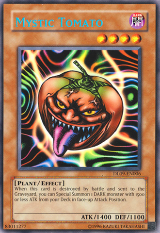 Mystic Tomato (Blue) [DL09-EN006] Rare - Yu-Gi-Oh! - Card Brawlers | Quebec | Canada |