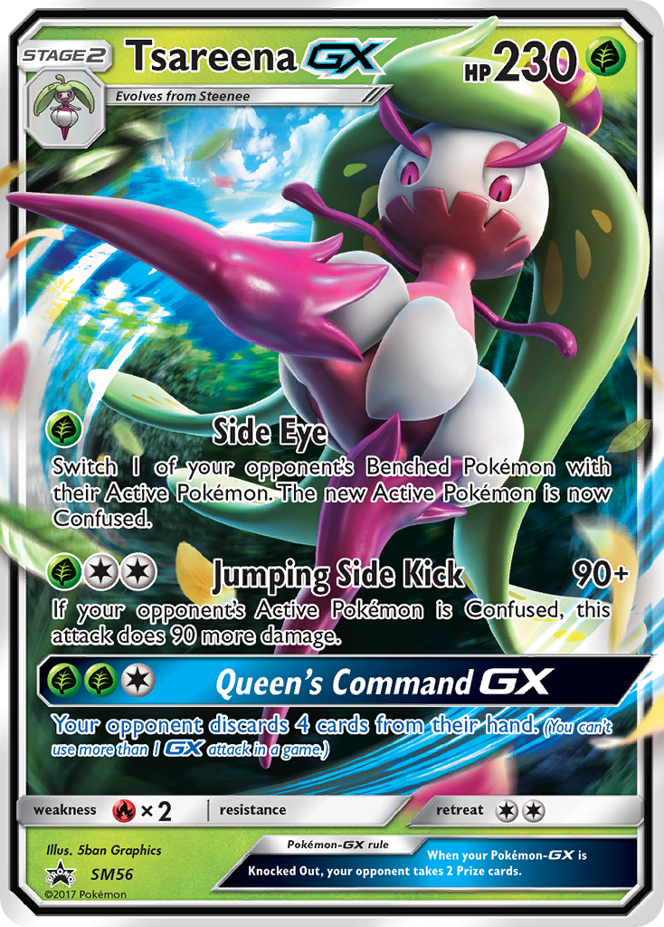 Tsareena GX (SM56) [Sun & Moon: Black Star Promos] - Card Brawlers | Quebec | Canada | Yu-Gi-Oh!