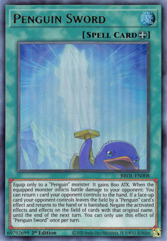 Penguin Sword [BROL-EN008] Ultra Rare - Card Brawlers | Quebec | Canada | Yu-Gi-Oh!