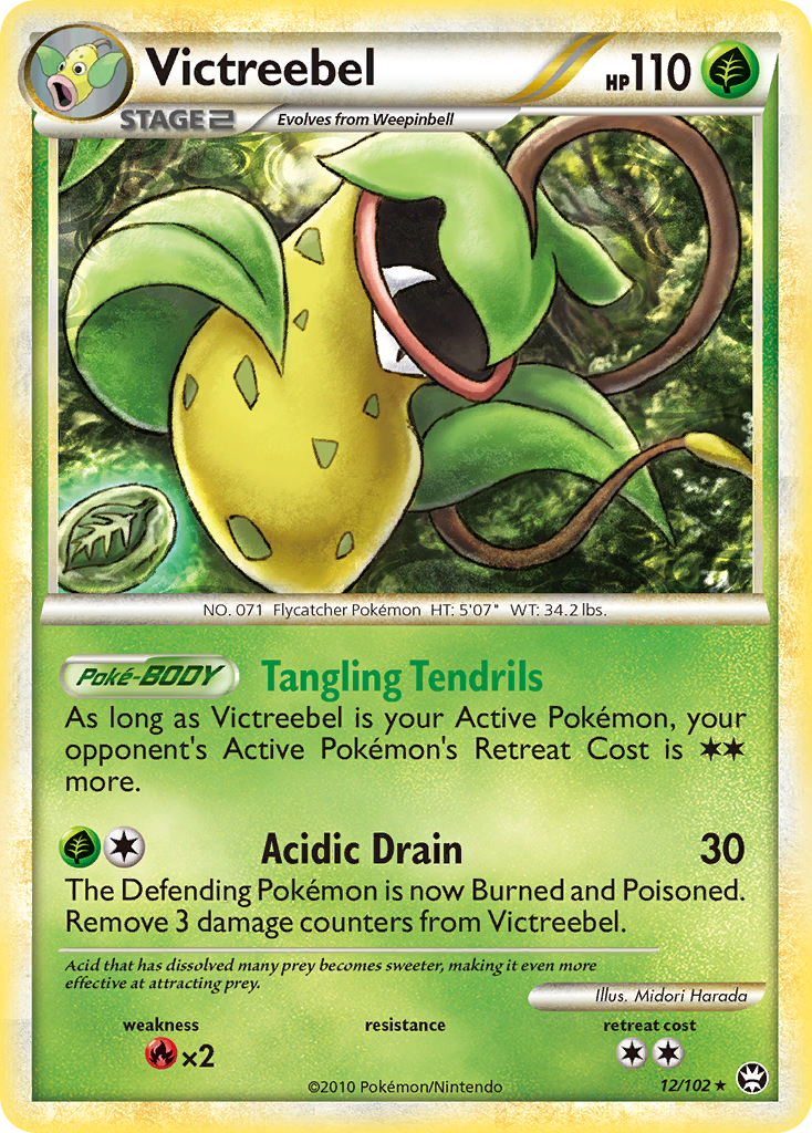 Victreebel (12/102) [HeartGold & SoulSilver: Triumphant] - Card Brawlers | Quebec | Canada | Yu-Gi-Oh!