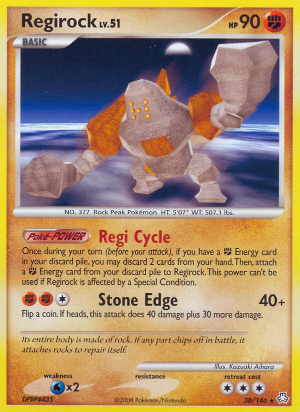 Regirock (38/146) [Diamond & Pearl: Legends Awakened] - Card Brawlers | Quebec | Canada | Yu-Gi-Oh!