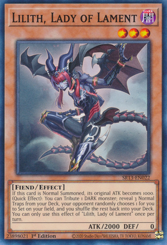 Lilith, Lady of Lament [SR13-EN022] Common - Card Brawlers | Quebec | Canada | Yu-Gi-Oh!