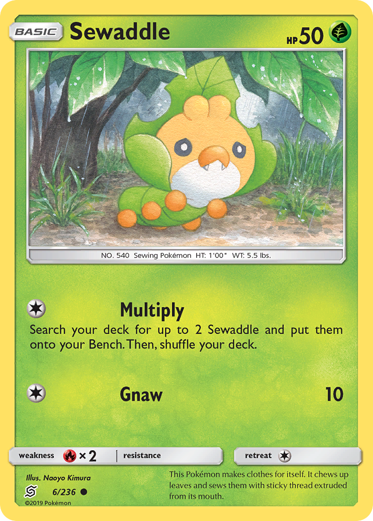 Sewaddle (6/236) [Sun & Moon: Unified Minds] - Card Brawlers | Quebec | Canada | Yu-Gi-Oh!