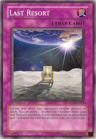 Last Resort [DP07-EN022] Common - Yu-Gi-Oh! - Card Brawlers | Quebec | Canada |